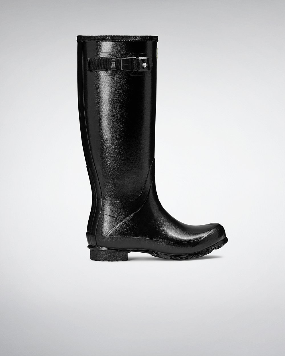 Hunter Mujer Norris Field Gloss - Botas de Lluvia Negras - 031-IFABKT